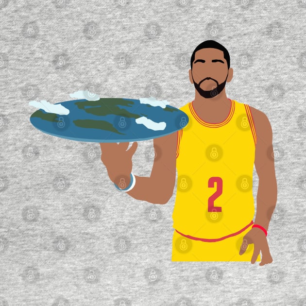 Kyrie Irving Flat Earth by rattraptees